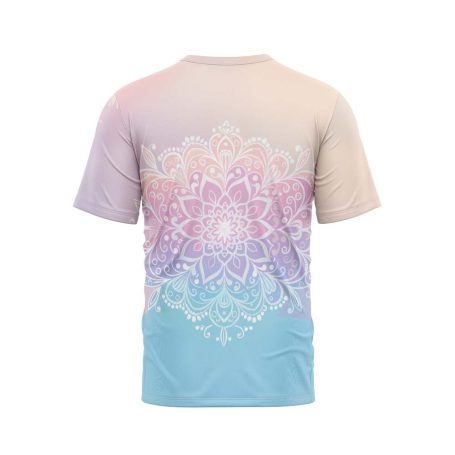 Pink to Blue Mandala Flow TShirt