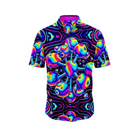 Psychedelic Molecule Hawaiian Shirt