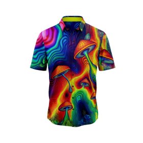 Psychedelic Shrooms Hawaiian Shirt