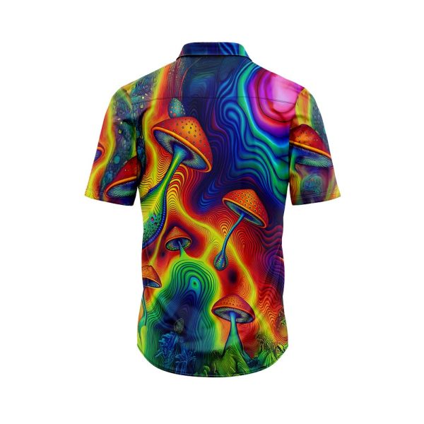 Psychedelic Shrooms Hawaiian Shirt