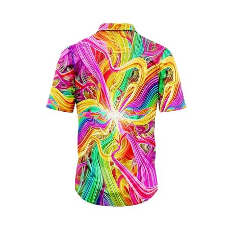 Psychedelic Swirl Hawaiian Shirt 2