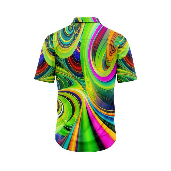 Psychedelic Swirl Hawaiian Shirt 4