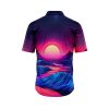 Retro Futuristic Sunset Hawaiian Shirt 2