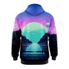 Retro Futuristic Sunset Hoodie