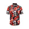 Skulls and Roses Hawaiian Shirt 3