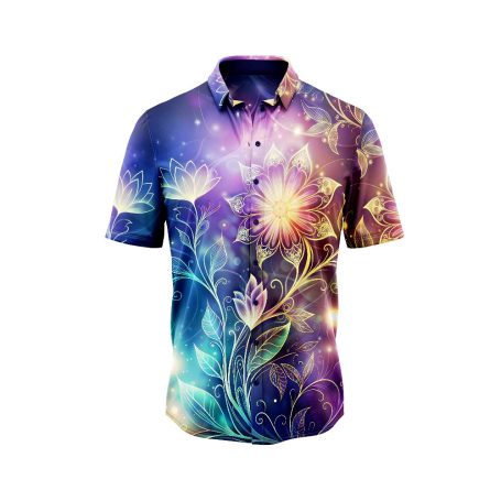 Starlit Blossom Hawaiian Shirt