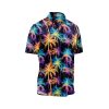 Teroprint Neon Palm Tree Hawaiian Shirt 2