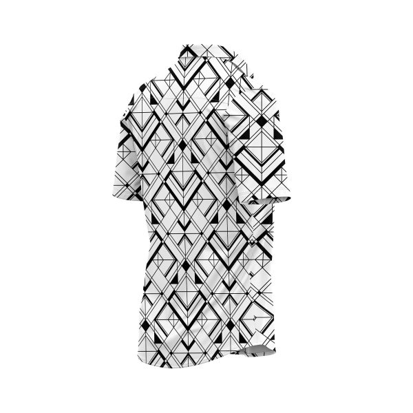 Teroprints ABSTRACT GRID 2 HAWAIIAN SHIRT 3