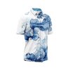 Teroprints BLUE WAVES HAWAIIAN SHIRT 2