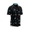 Teroprints Black Palm Tree Hawaiian Shirt 2