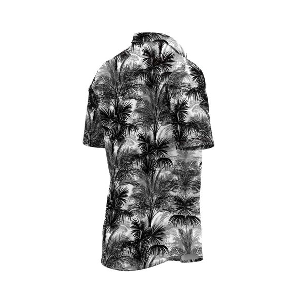 Teroprints Black Palm Tree Hawaiian Shirt 3