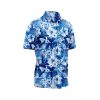 Teroprints Blue Hibiscus Hawaiian Shirt 2