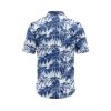 Teroprints Blue Palm Tree 3 Hawaiian Shirt 1