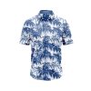 Teroprints Blue Palm Tree 3 Hawaiian Shirt