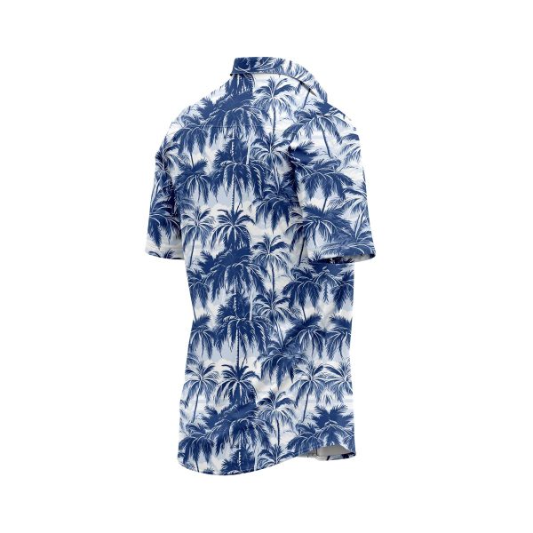 Teroprints Blue Palm Tree 3 Hawaiian Shirt 3