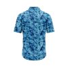 Teroprints Chromatic Mosaic Blue Hawaiian Shirt 1