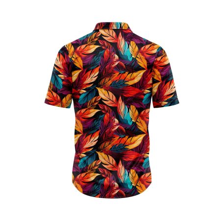 Teroprints Colorful Leaf 3 Hawaiian Shirt 1