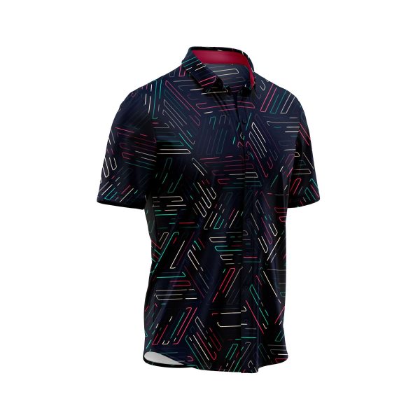 Teroprints Geometric Grid 2 Hawaiian Shirt 2