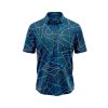 Teroprints Geometric Grid 3 Hawaiian Shirt