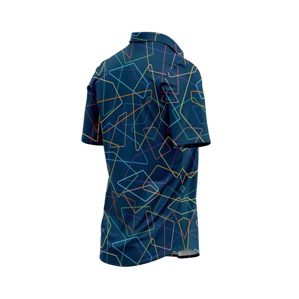 Teroprints Geometric Grid 3 Hawaiian Shirt 3