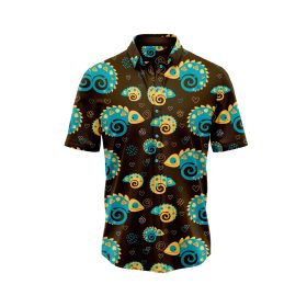 Golden Chameleon Hawaiian Shirt