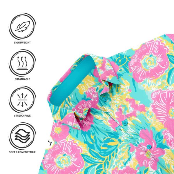 Teroprints Hawaiian Shirt Collar 028