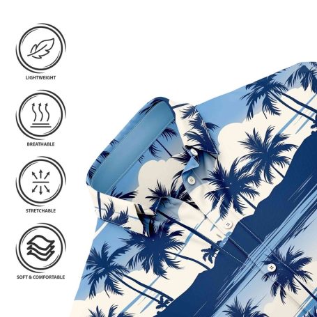 Teroprints Hawaiian Shirt Collar 085