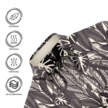 Teroprints Hawaiian Shirt Collar 146