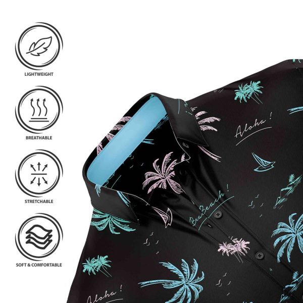 Teroprints Hawaiian Shirt Collar 183