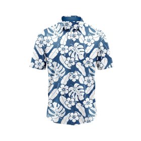 Hibiscus and Monstera Hawaiian Shirt