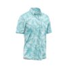 Teroprints Jade Palm Leaf Hawaiian Shirt 2