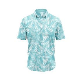 Jade Palm Leaf Hawaiian Shirt