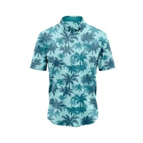 Jade Palm Tree Hawaiian Shirt