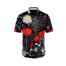 Midnight Blossom Hawaiian Shirt