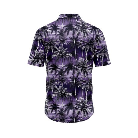 Teroprints Midnight Palm Tree 4 Hawaiian Shirt 1