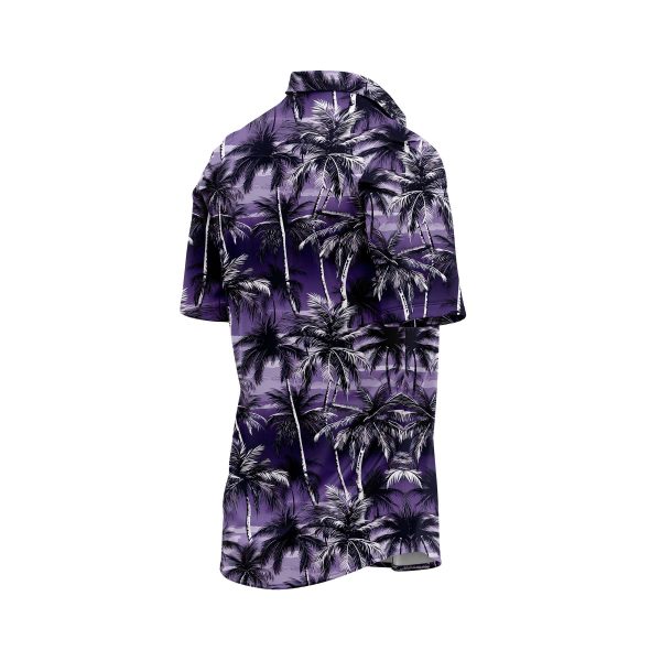 Teroprints Midnight Palm Tree 4 Hawaiian Shirt 3