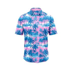 Neon Palm Tree 2 Hawaiian Shirt