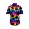 Teroprints Neon Sky Palm Tree Hawaiian Shirt