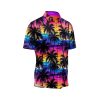 Teroprints Neon Sky Palm Tree Hawaiian Shirt 2