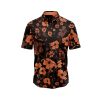 Teroprints ORANGE BLOSSOM HAWAIIAN SHIRT 0