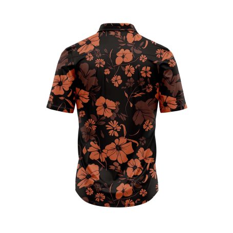 Teroprints ORANGE BLOSSOM HAWAIIAN SHIRT 1