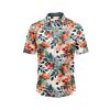 Teroprints ORANGE TROPICS HAWAIIAN SHIRT 0