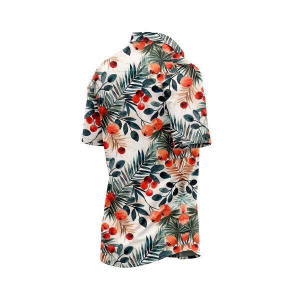 Teroprints ORANGE TROPICS HAWAIIAN SHIRT 3