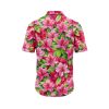 Teroprints PINK HIBISCUS HAWAIIAN SHIRT 1