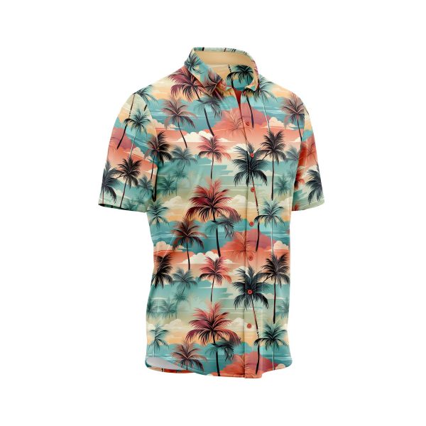 Teroprints Palm Tree Hawaiian Shirt 2