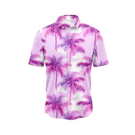 Pink Palm Tree Hawaiian Shirt