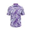 Teroprints Purple Palm Leaf Hawaiian Shirt