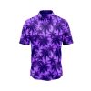 Teroprints Purple Palm Tree 2 Hawaiian Shirt