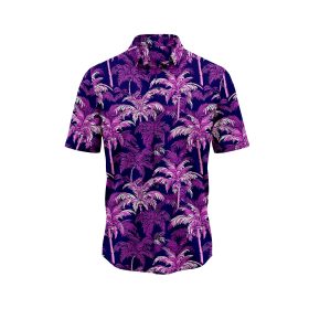 Purple Palm Tree Hawaiian Shirt