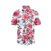 Teroprints RADIANT RED FLORAL HAWAIIAN SHIRT 0